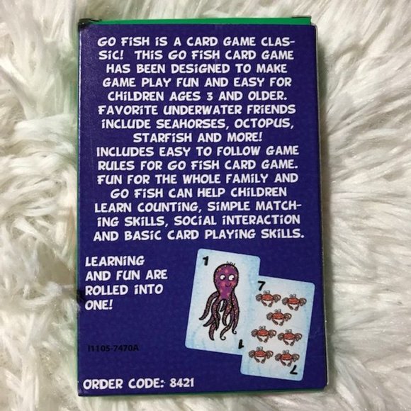 NWOT Crazy 8's, Go Fish, Dice & Zippered Travel Storage Case Set - Picture 5 of 11